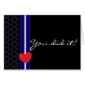 Congratulations Leather Card