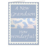 Congratulations-New Grandson Greeting Card