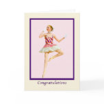 Congratulations on Ballet Dance Recital Card