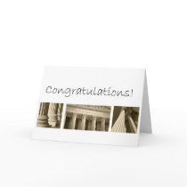 Congratulations on Graduating from Law School Greeting Card