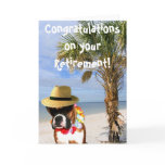 Congratulations on retirement boxer greeting card