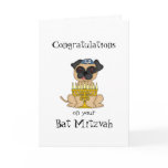 Congratulations on your Bat Mitzvah-Pug Dog cards