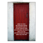 Congratulations on your new home Card