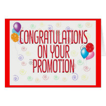Congratulations On Your Promotion Card