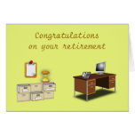 Congratulations on your retirement Office retire Card