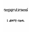 congratulations! t-shirts