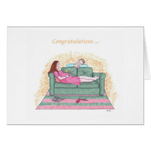 Congratulations-Upcoming blessed event Greeting Card