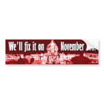 Congress is Broke Bumper Sticker