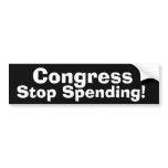 Congress Stop Spending! bumper stickers