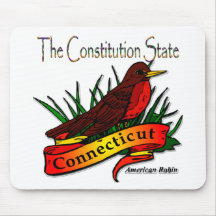 Conn Robin The Constitution State Mousemat