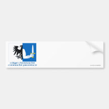 Connacht Province Flag with Name Bumper Sticker