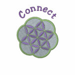 Connect with family and friends embroidered shirts