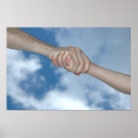 connected hands posters