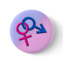 Connected Male and Female Symbols Button 001