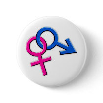 Connected Male and Female Symbols Button 002