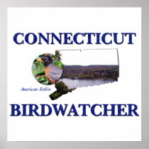 Connecticut Birdwatcher Poster