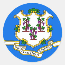 Connecticut Flag Sticker