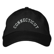 Connecticut State Embroidered Embroidered Hats