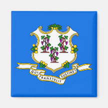 Connecticut State Flag Magnets