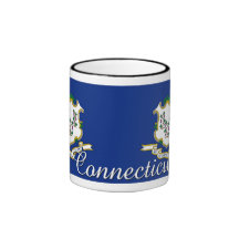 Connecticut State Flag Mug