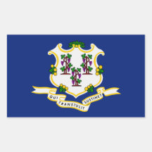 Connecticut State Flag Sticker