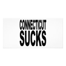 Connecticut Sucks Customised Photo Card