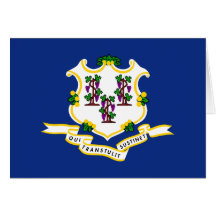 Connecticut's Flag Greeting Cards