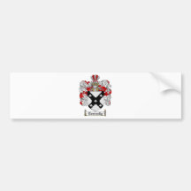 CONNOLLY FAMILY CREST -  CONNOLLY COAT OF ARMS BUMPER STICKER