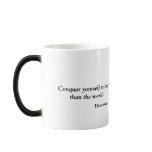Conquer yourself mug