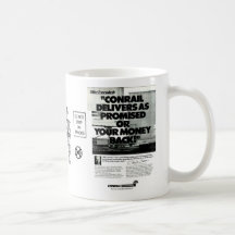 Conrail Trains Deliver As Promised 1984 Coffee Mug