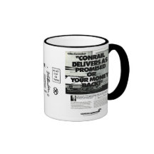 Conrail Trains Deliver As Promised 1984 Mugs