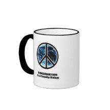 Conservation is a family value coffee mug