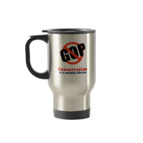 Conservatism is a cureable disease coffee mug