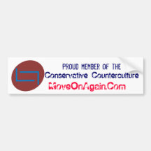 Conservative Counterculture Sticker Bumper Stickers