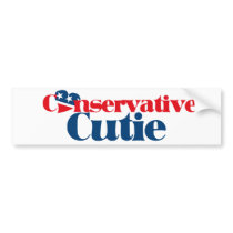 Conservative Cutie bumper stickers