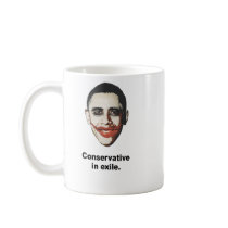 Conservative in exile coffee mug