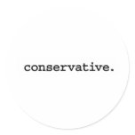 conservative. sticker