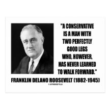 Conservative Two Good Legs Never Learned Walk Postcard