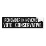 Conservative Vote Bumper Stickers