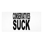 Conservatives Suck photo cards