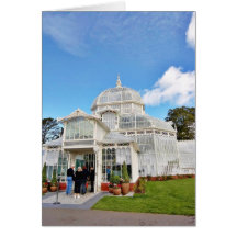 Conservatory Of Flowers In Golden Gate Park In San Card