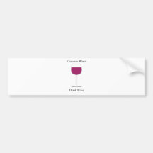 Conserve Water Drink Wine Bumper Sticker
