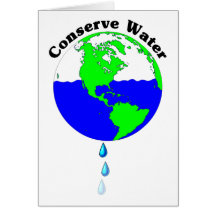 Conserve Water Greeting Card