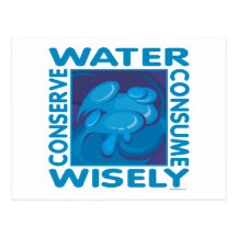 Conserve Water Post Card