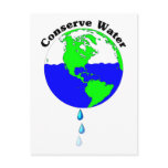 Conserve Water Post Cards