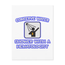 Conserve Water .. Shower With a Haematologist