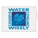 Conserve Water - Use Wisely cards