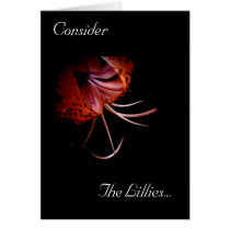 Consider the Lillies 103, Card