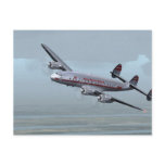 CONSTELLATION AIRPLANE -- AVIATION HISTORY! POSTCARD
