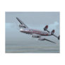 CONSTELLATION AIRPLANE -- AVIATION HISTORY! POSTCARD